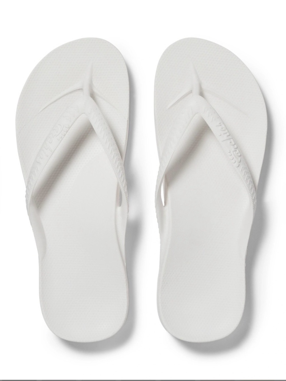 Archie’s Original Flip Flops Size 8 White
